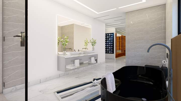 Master bathroom