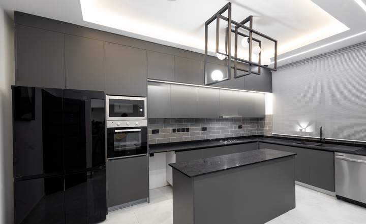 Second kitchen with island