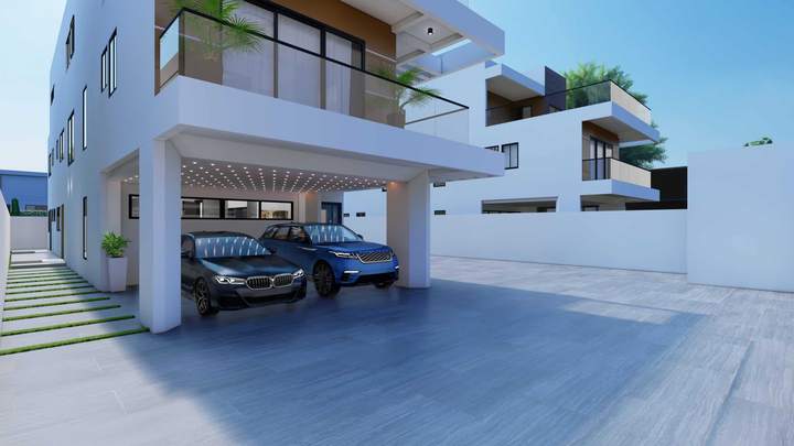 Carport and entrance