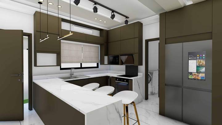 Fitted kitchen