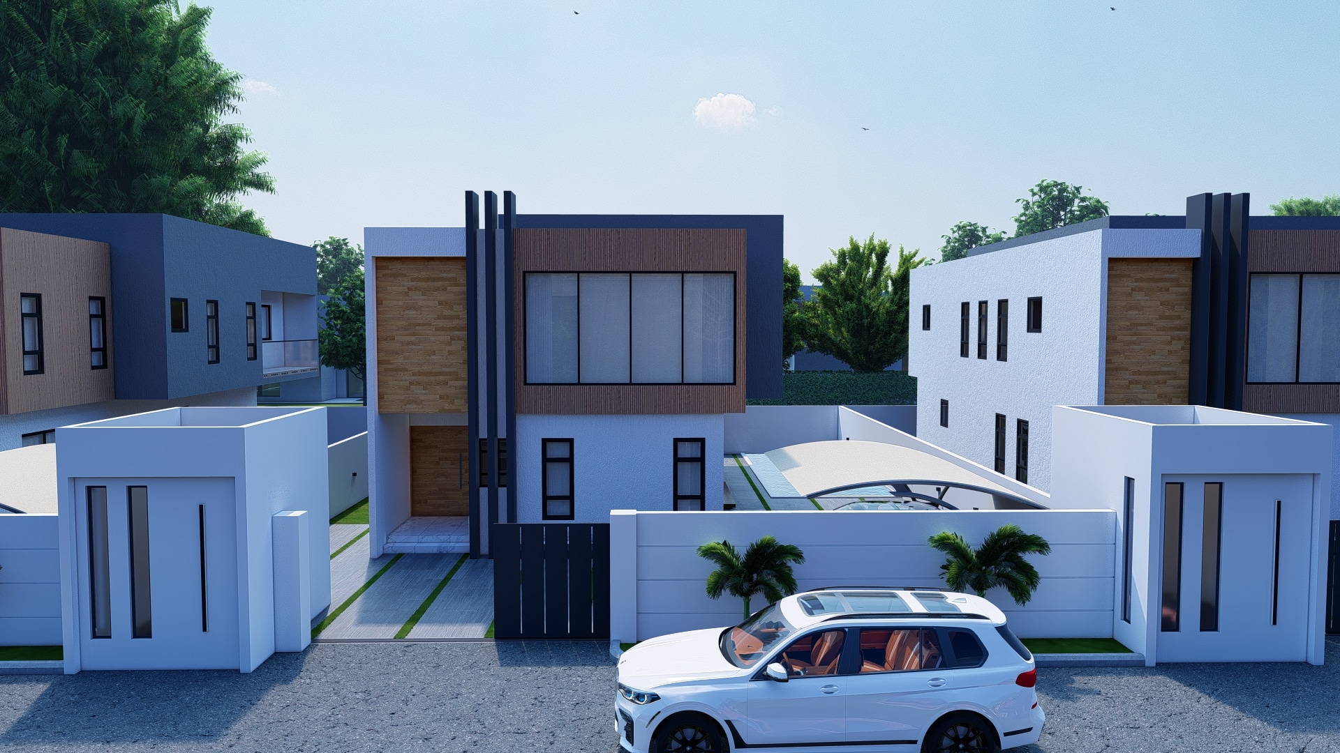 1 facade 2